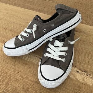 Converse All Star Shoes Grey & White. Size 5. Women’s Converse. Women’s sneakers
